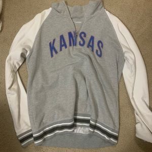 KU women’s sweatshirt